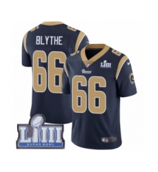 Youth Nike Los Angeles Rams #66 Austin Blythe Navy Blue Team Color Vapor Untouchable Limited Player Super Bowl LIII Bound NFL Jerseyey