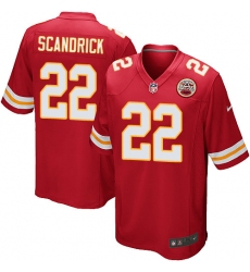 Men's Nike Kansas City Chiefs #22 Orlando Scandrick Game Red Team Color NFL Jersey