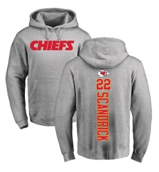 NFL Nike Kansas City Chiefs #22 Orlando Scandrick Ash Backer Pullover Hoodie
