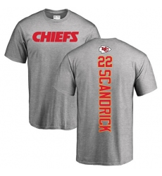 NFL Nike Kansas City Chiefs #22 Orlando Scandrick Ash Backer T-Shirt