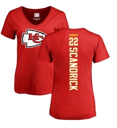 NFL Women's Nike Kansas City Chiefs #22 Orlando Scandrick Red Backer T-Shirt