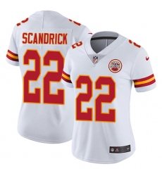 Women's Nike Kansas City Chiefs #22 Orlando Scandrick White Vapor Untouchable Elite Player NFL Jersey