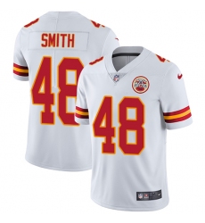Men's Nike Kansas City Chiefs #48 Terrance Smith White Vapor Untouchable Limited Player NFL Jersey