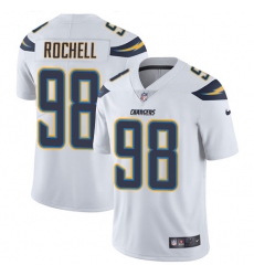Men's Nike Los Angeles Chargers #98 Isaac Rochell White Vapor Untouchable Limited Player NFL Jersey