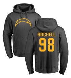 NFL Nike Los Angeles Chargers #98 Isaac Rochell Ash One Color Pullover Hoodie