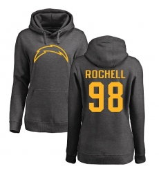NFL Women's Nike Los Angeles Chargers #98 Isaac Rochell Ash One Color Pullover Hoodie