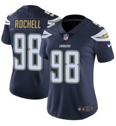 Women's Nike Los Angeles Chargers #98 Isaac Rochell Navy Blue Team Color Vapor Untouchable Limited Player NFL Jersey