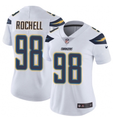 Women's Nike Los Angeles Chargers #98 Isaac Rochell White Vapor Untouchable Limited Player NFL Jersey