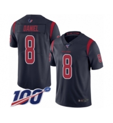 Men's Houston Texans #8 Trevor Daniel Limited Navy Blue Rush Vapor Untouchable 100th Season Football Jersey