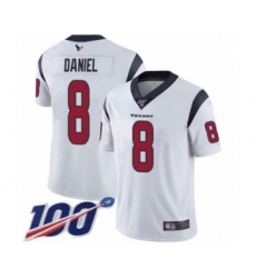 Men's Houston Texans #8 Trevor Daniel White Vapor Untouchable Limited Player 100th Season Football Jersey