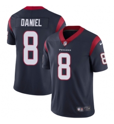 Men's Nike Houston Texans #8 Trevor Daniel Navy Blue Team Color Vapor Untouchable Limited Player NFL Jersey