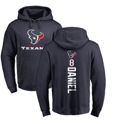 NFL Nike Houston Texans #8 Trevor Daniel Navy Blue Backer Pullover Hoodie