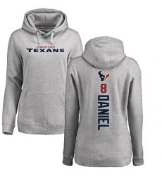 NFL Women's Nike Houston Texans #8 Trevor Daniel Ash Backer Pullover Hoodie