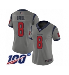 Women's Houston Texans #8 Trevor Daniel Limited Gray Inverted Legend 100th Season Football Jersey