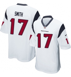Men's Nike Houston Texans #17 Vyncint Smith Game White NFL Jersey