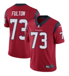Men's Nike Houston Texans #73 Zach Fulton Red Alternate Vapor Untouchable Limited Player NFL Jersey
