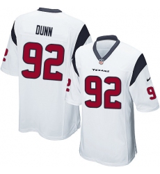 Men's Nike Houston Texans #92 Brandon Dunn Game White NFL Jersey