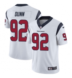 Men's Nike Houston Texans #92 Brandon Dunn White Vapor Untouchable Limited Player NFL Jersey