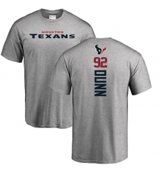 NFL Nike Houston Texans #92 Brandon Dunn Ash Backer T-Shirt