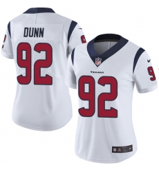 Women's Nike Houston Texans #92 Brandon Dunn White Vapor Untouchable Limited Player NFL Jersey