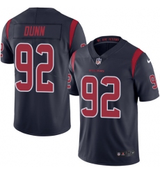 Youth Nike Houston Texans #92 Brandon Dunn Limited Navy Blue Rush Vapor Untouchable NFL Jersey