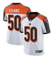 Youth Nike Cincinnati Bengals #50 Jordan Evans White Vapor Untouchable Limited Player NFL Jersey