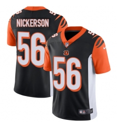 Youth Nike Cincinnati Bengals #56 Hardy Nickerson Black Team Color Vapor Untouchable Limited Player NFL Jersey