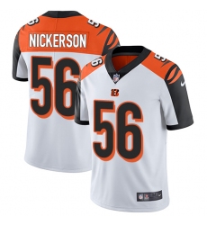 Youth Nike Cincinnati Bengals #56 Hardy Nickerson White Vapor Untouchable Limited Player NFL Jersey