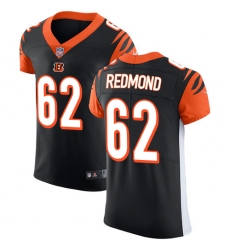Men's Nike Cincinnati Bengals #62 Alex Redmond Black Team Color Vapor Untouchable Elite Player NFL Jersey