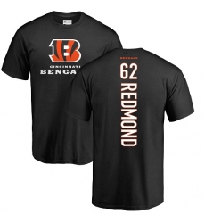 NFL Nike Cincinnati Bengals #62 Alex Redmond Black Backer T-Shirt