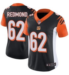 Women's Nike Cincinnati Bengals #62 Alex Redmond Black Team Color Vapor Untouchable Limited Player NFL Jersey