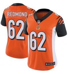 Women's Nike Cincinnati Bengals #62 Alex Redmond Orange Alternate Vapor Untouchable Limited Player NFL Jersey