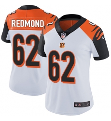 Women's Nike Cincinnati Bengals #62 Alex Redmond White Vapor Untouchable Limited Player NFL Jersey