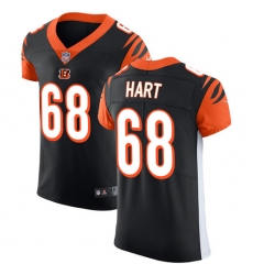 Men's Nike Cincinnati Bengals #68 Bobby Hart Black Team Color Vapor Untouchable Elite Player NFL Jersey