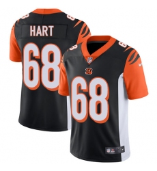 Men's Nike Cincinnati Bengals #68 Bobby Hart Black Team Color Vapor Untouchable Limited Player NFL Jersey