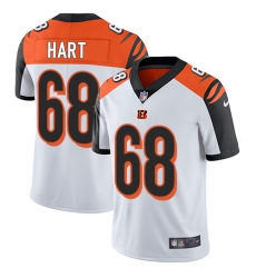 Men's Nike Cincinnati Bengals #68 Bobby Hart White Vapor Untouchable Limited Player NFL Jersey