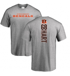 NFL Nike Cincinnati Bengals #68 Bobby Hart Ash Backer T-Shirt