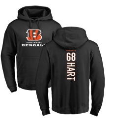 NFL Nike Cincinnati Bengals #68 Bobby Hart Black Backer Pullover Hoodie