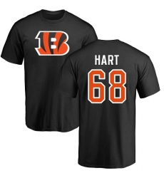 NFL Nike Cincinnati Bengals #68 Bobby Hart Black Backer T-Shirt