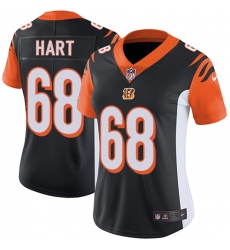 Women's Nike Cincinnati Bengals #68 Bobby Hart Black Team Color Vapor Untouchable Limited Player NFL Jersey