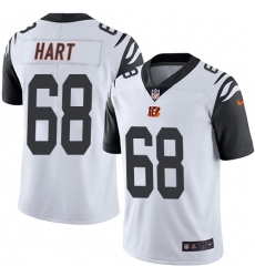 Youth Nike Cincinnati Bengals #68 Bobby Hart Limited White Rush Vapor Untouchable NFL Jersey