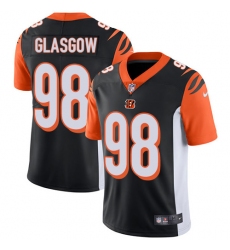 Men's Nike Cincinnati Bengals #98 Ryan Glasgow Black Team Color Vapor Untouchable Limited Player NFL Jersey