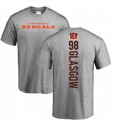 NFL Nike Cincinnati Bengals #98 Ryan Glasgow Ash Backer T-Shirt