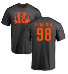 NFL Nike Cincinnati Bengals #98 Ryan Glasgow Ash One Color T-Shirt
