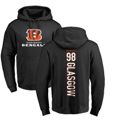NFL Nike Cincinnati Bengals #98 Ryan Glasgow Black Backer Pullover Hoodie