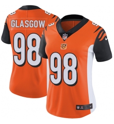 Women's Nike Cincinnati Bengals #98 Ryan Glasgow Orange Alternate Vapor Untouchable Limited Player NFL Jersey