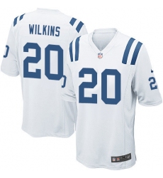 Men's Nike Indianapolis Colts #20 Jordan Wilkins Game White NFL Jersey