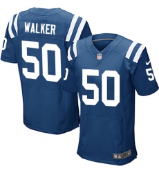 Men's Nike Indianapolis Colts #50 Anthony Walker Elite Royal Blue Team Color NFL Jersey