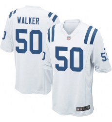 Men's Nike Indianapolis Colts #50 Anthony Walker Game White NFL Jersey