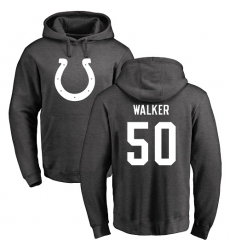 NFL Nike Indianapolis Colts #50 Anthony Walker Ash One Color Pullover Hoodie